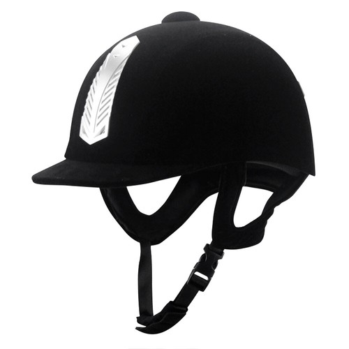 Casco equitazione velluto - casco,