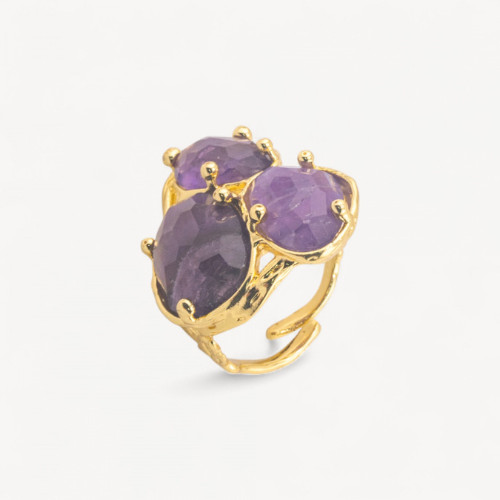 Anello bronzo bagnato - bagnato, oro