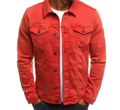Giacca uomo denim cotone