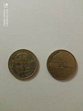 Rara moneta 200 LIRE 1996 Italia: Centenario dell'Accademia Guardia di Finanza