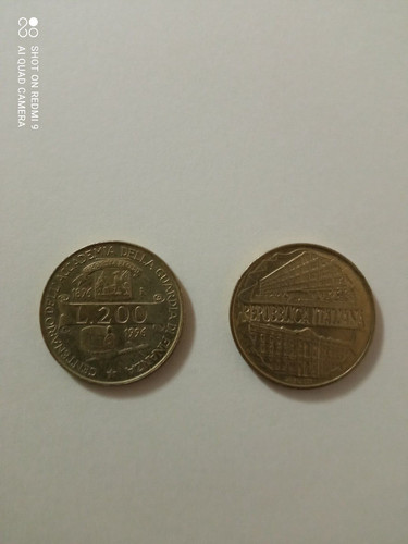 Rara moneta 200 lire 1996 - lire,