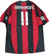 maglia calcio vintage AC Milan Ibrahimovic 2010 2011 SCUDETTO Adidas Climacool