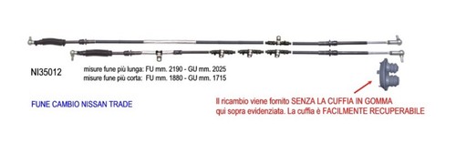 Cavi funi comando - cavi,