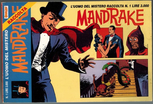 Mandrake raccolta comic art - mandrake, 1
