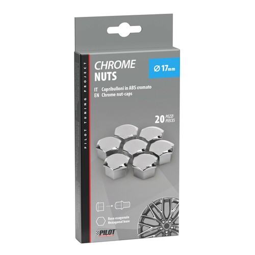 20x copribulloni 17mm tappi - 20x,