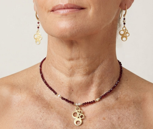 Collana donna orecchini - collana,