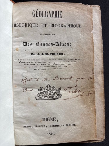 Féraud géographie historique - géographie,