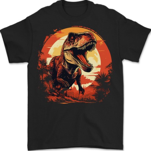 Rex paesaggio lunare - t-rex,