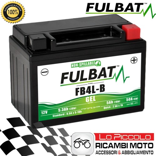 Batteria gel fulbat fb4l - gel,
