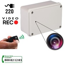 telecamera  video completa  funzionante 220 volt scatola di derivazione telecoma