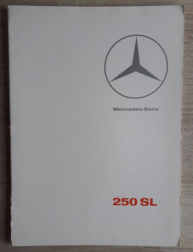 Brochure pagoda mercedes 250 - mercedes,