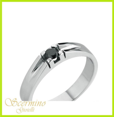Anello uomo oro bianco - uomo, in