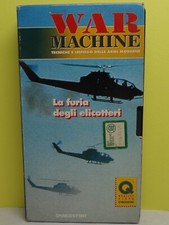 WAR MACHINES "LA FURIA DEGLI ELICOTTERI " DE AGOSTINI VIDEOCASSETTA VHS (NO DVD)