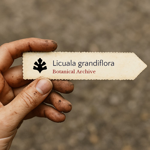 Licuala grandiflora seeds - grandiflora,