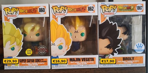 Lotto funko pop dragon ball - dragon,