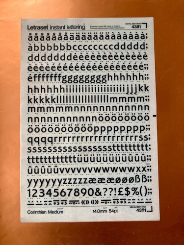 Letraset 4381 corinthian - letraset,