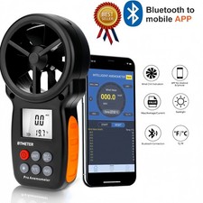 Anemometro digitale misuratore
