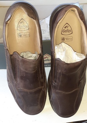 Scarpe mocassino marroni vera