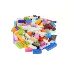 100 mattoncini da costruzione Lego Friends Classic circa 250 g merce al chilo mista ad esempio bianco rosa