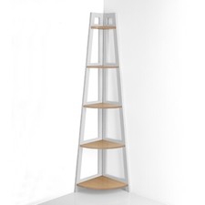 Libreria angolare simy wood - libreria,