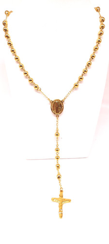 Collana lunga rosario - rosario, unisex