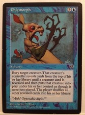 Magic The Gathering MTG 1x POLYMORPH ENGLISH Mirage 1996