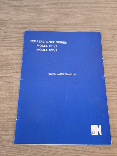 Manuale uso originale kef - originale,