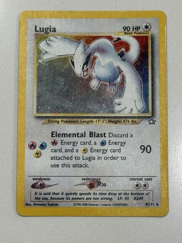 Carta pokémon neo genesis - pokémon,