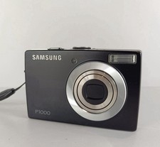 Samsung P1000 10,2 megapixel fotocamera digitale nera testata foto video messa a fuoco automatica flash