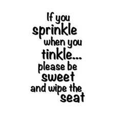 Adesivo Decorazione Sedile Wc