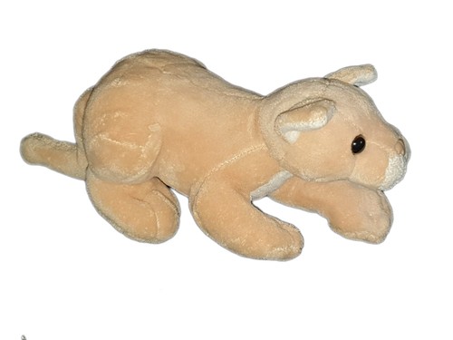 Peluche doudou tigre - doudou, beige