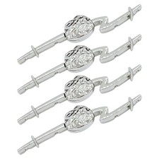  4 Pcs Bottoni Stoffa