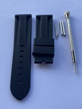 Cinturino Rubber 24mm Nero