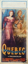 QUEBEC LA ROSA DI FERRO  LOCANDINA ORIGINALE