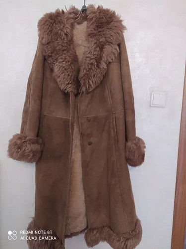 Cappotto lungo mongolo afgano