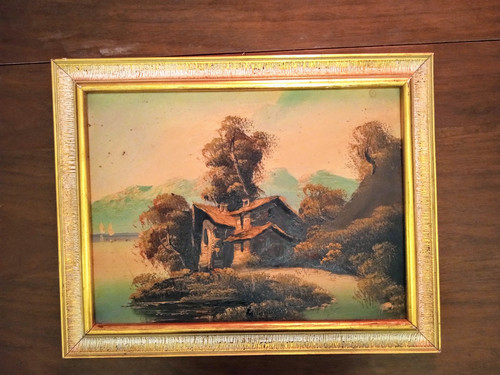 Landscape painting early 900 - landscape,
