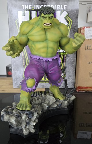 Retro green hulk - green, full