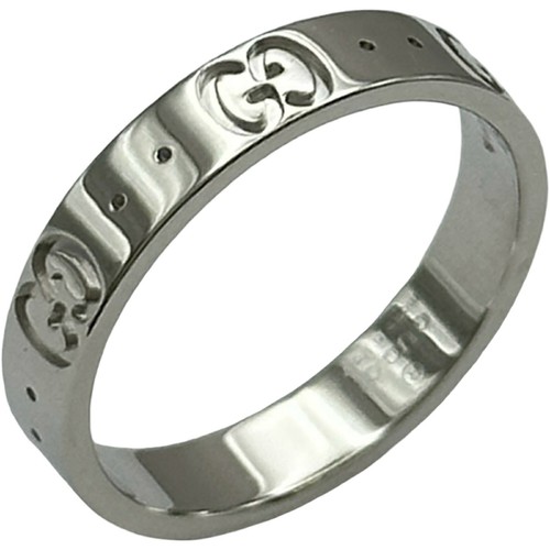 Gucci icon ring oro bianco - gucci,