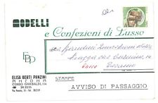 BR4308 Avviso di passaggio Panzini Ancona modelli e confezioni di lusso Condizio