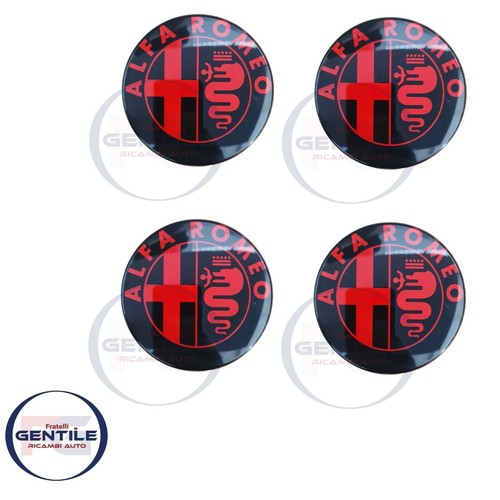 Kit tappi coprimozzi - 4, alfa