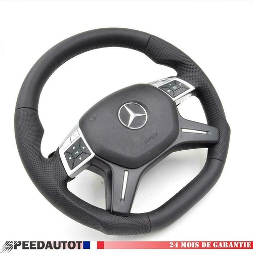 Volante appiattito pelle - volante,
