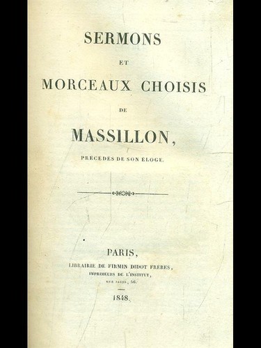 Sermons morceaux choisis - sermons,