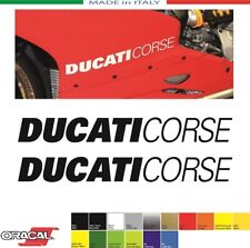 2 ADESIVI DUCATI CORSE mm.350x41 STICKERS KLEBSTOFFE PEGATINA 1299 1260 PANIGALE