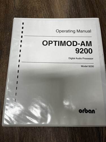 Orban optimod 9200 - orban,