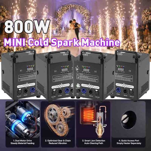4pcs 800w spark macchina - 800w,