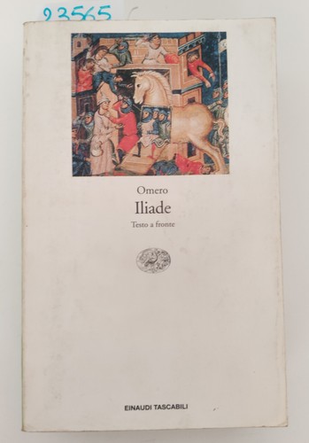 Omero iliade testo fronte - omero,