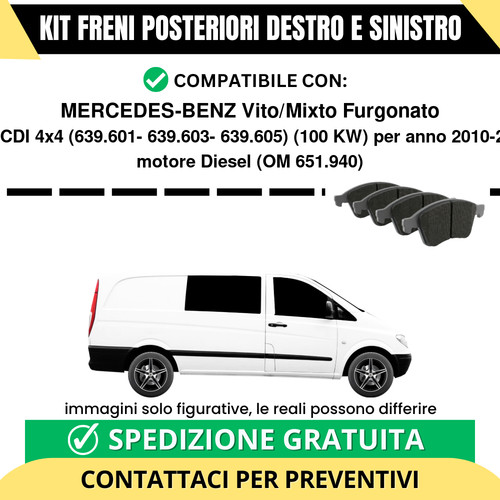 Pastiglie freno posteriori - freno,