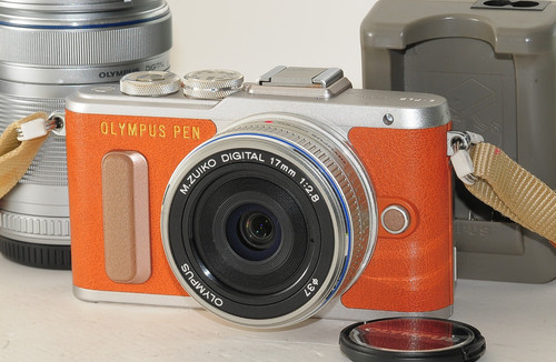 Olympus pen pl8 marrone - pen,