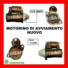 MOTORINO DI AVVIAMENTO OPEL MERIVA 1.7 DTI 55KW DAL 2003 Y17DT S114925 -