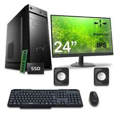 Pc fisso completo 8gb ram ssd 480gb monitor mouse tastiera altoparlanti inclusi